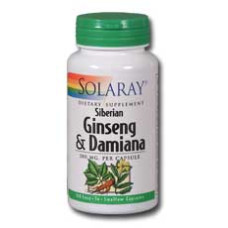 Ginseng Root (Siberian) and Damiana 100 cap