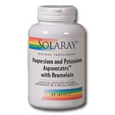 Magnesium and Potassium Asporotatesw/Bromelain 60 cap