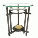 Aroma Lamps-Silver Metal 