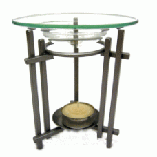 Aroma Lamps-Silver Metal 