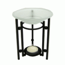 Aroma Lamp Black Metal ea.