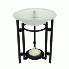 Aroma Lamp Black Metal ea.