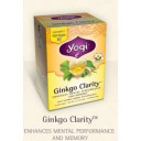 Ginkgo Clarity Tea 16 tea bags